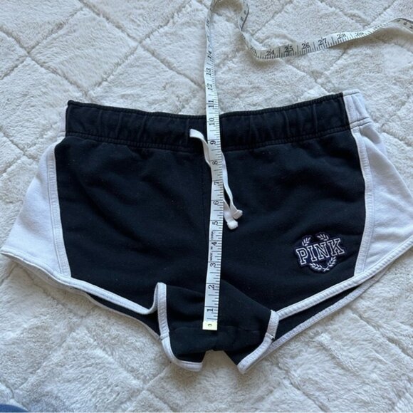 Victoria's Secret PINK | Black and White Varsity shorts | Size Medium - Picture 12 of 12